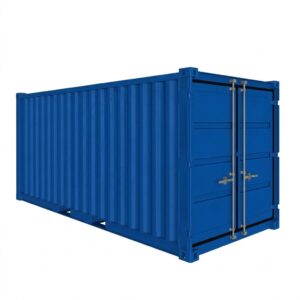 Kompakter 15 Fuß Lagercontainer aus Stahl mit Flügeltür zur sicheren Material- und Werkzeuglagerung