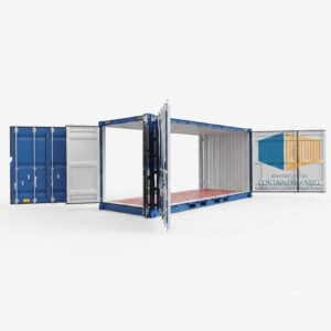 20 Fuß Side-Door FSA Seecontainer