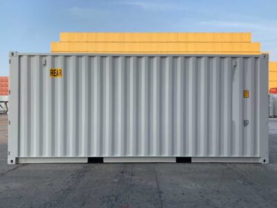 20 fuss double door seecontainer seite