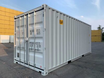 20 fuss double door seecontainer seite tuer