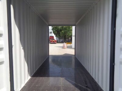 20 fuss high cube double door seecontainer tueren offen