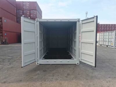 20 fuss open side door fsa seecontainer tuere offen