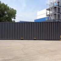 40 fuss high cube double door seite