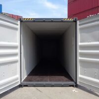 40 fuss high cube double door tuer offen