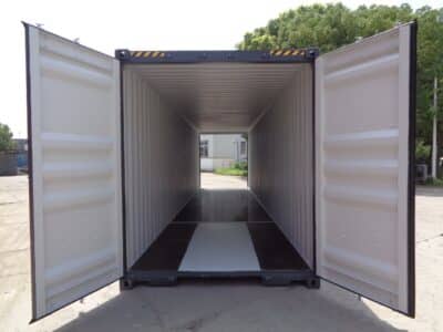 40 fuss high cube double door tuer offen 2