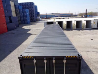 40 fuss high cube seecontainer oben