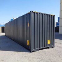 40 fuss high cube seecontainer seite hinten