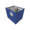 Kompakter 10 Fuß Sanitärcontainer mit voll ausgestatteter WC- und Waschraumeinrichtung für Baustellen und Events