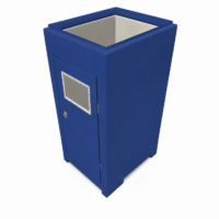 Ultra-kompakter 5 Fuß WC Container mit Toilette, Handwaschbecken und Sanitärinstallation für kleine Stellflächen