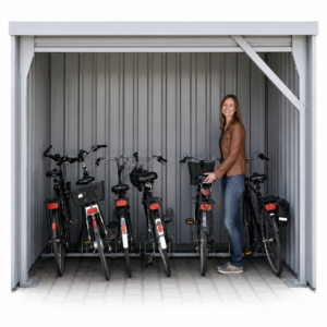 Offener Schnellbau Container Unterstand als Wetterschutz für Material und Geräte von Dreske Containerhandel