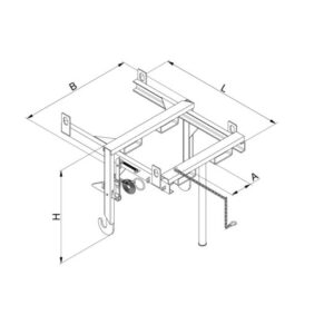 Alternative view of Kippgeschirr multifunktional für Stapler und Kran