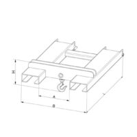 Alternative view of Lasthaken Stapler-Aufsatz für 1 oder 2 Gabelzinken