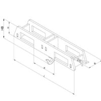 Alternative view of Lasthaken Stapler-Aufsatz über zwei Gabelzinken