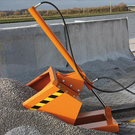 Schaufel mit hydraulischer Kippvorrichtung – Bild 3