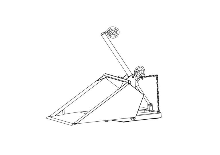 Schaufel mit hydraulischer Kippvorrichtung – Bild 2