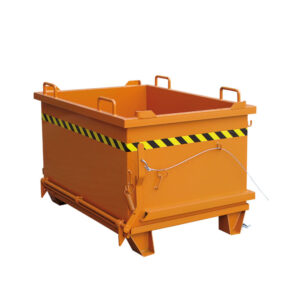 Schuttbehälter mit Klappboden