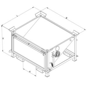 Alternative view of Silobehälter mit großflächiger Schüttklappe