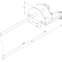 Alternative view of Tragdorn Stapler-Aufsatz über zwei Gabelzinken