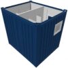 Kompakter 10 Fuß WC Container getrennt für Damen und Herren mit Waschbecken und Sanitärinstallation