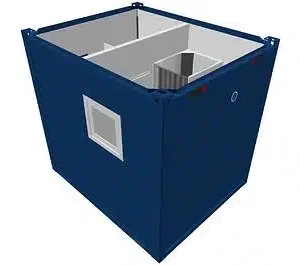10 Fuß Standard Sanitärcontainer