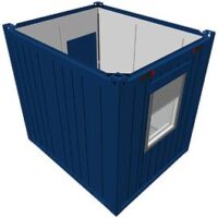 10 Fuß Bürocontainer Blau