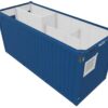 Geräumiger 20 Fuß Sanitärcontainer mit getrennten Damen- und Herren-WC-Bereichen, Waschtischen und moderner Ausstattung aussenansicht