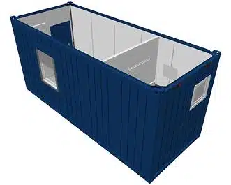20 Fuß Bürocontainer mit Toilette und Dusche