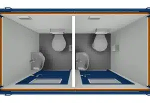 Alternative view of 8 Fuß Sanitärcontainer