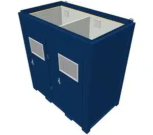 8 Fuß Sanitärcontainer