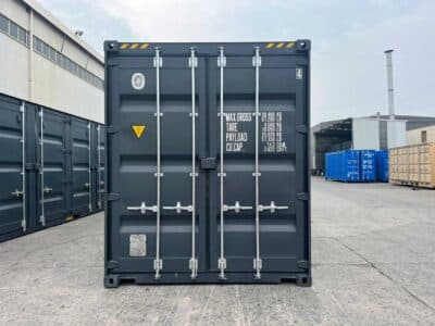 40 Fuss High Cube Side 8 Door Container front