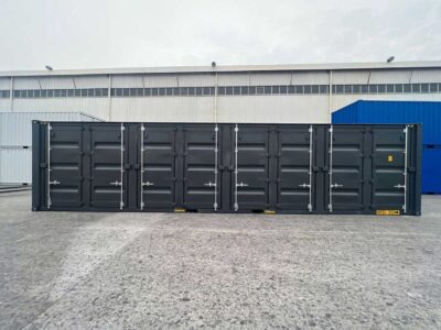 40 Fuss High Cube Side 8 Door Container seite