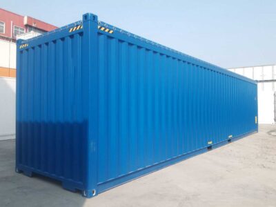 40 Fuss High Cube open top Container hinten 1