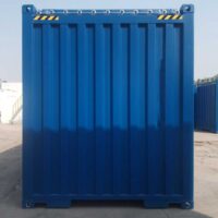 40 Fuss High Cube open top Container hinten 2