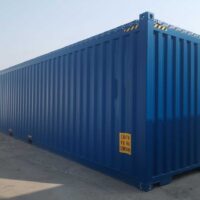 40 Fuss High Cube open top Container hinten 3