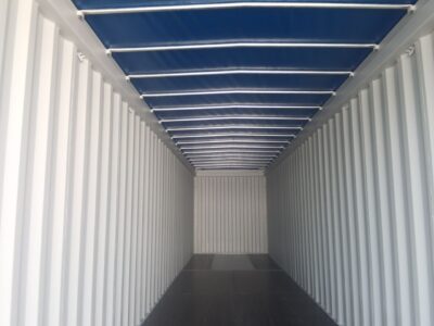 40 Fuss High Cube open top Container innen