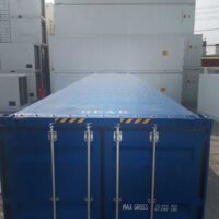 40 Fuss High Cube open top Container oben