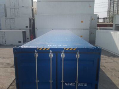 40 Fuss High Cube open top Container oben