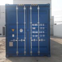 40 Fuss High Cube open top Container tueren