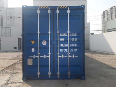 40 Fuss High Cube open top Container tueren